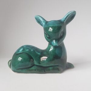 Sweet Ceramic Drip Glaze Deer Made In Japan Vintage